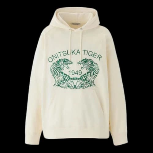 Onitsuka Tiger Graphic Hoodie 'Off White Green'