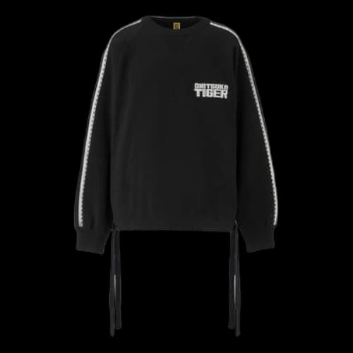 Onitsuka Tiger Knit Sweatshirt 'Black'