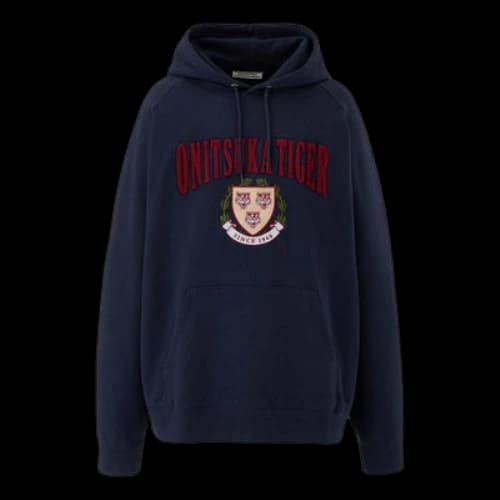 Onitsuka Tiger Graphic Hoodie 'Navy'