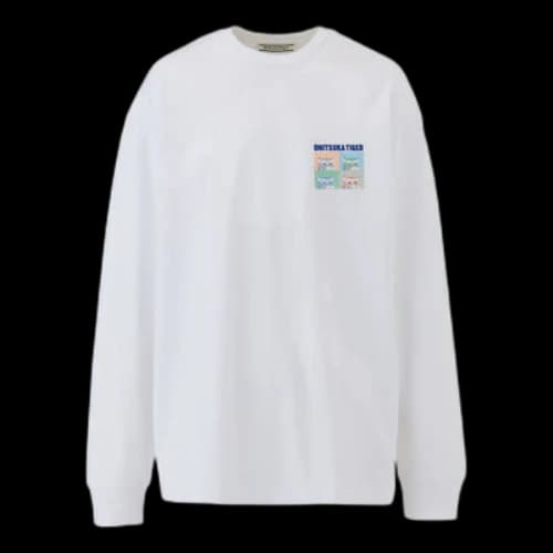Onitsuka Tiger Graphic Long Sleeves T-Shirt 'White Purple'