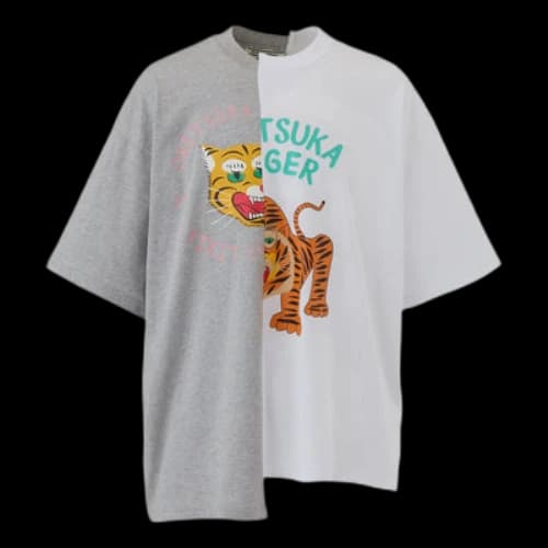 Onitsuka Tiger Graphic T-Shirt 'White Grey'