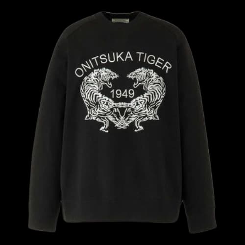 Onitsuka Tiger Graphic Sweatshirt 'Black'