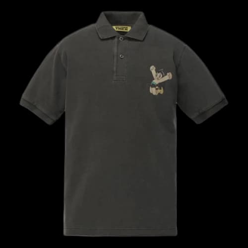 Onitsuka Tiger x Astro Boy Washed Polo Shirt 'Black'