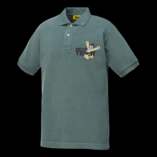 Onitsuka Tiger x Astro Boy Washed Polo Shirt 'Blue Grey'