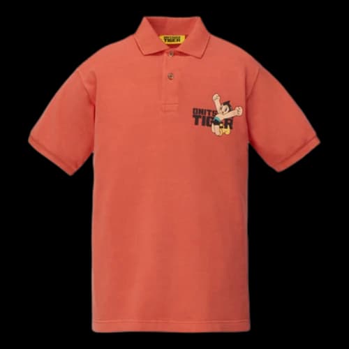 Onitsuka Tiger x Astro Boy Washed Polo Shirt 'Red'