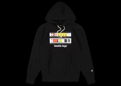 Champion x Beastie Boys x Eric Haze Mixer Reverse Weave Hoodie Black