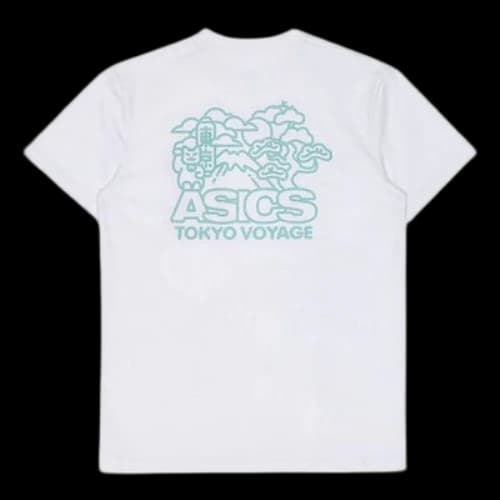 ASICS x SAYHELLO Crossover Series Tokyo Voyage Pocket Short Sleeve Unisex White
