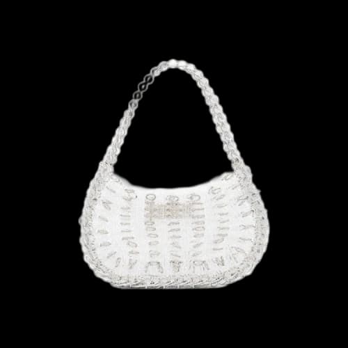 Paco Rabanne 1969 Mini Mess Shoulder Bag 'Transparent'