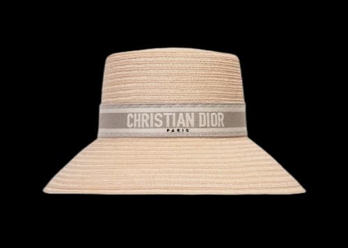Dior Dioresort Large Brim Hat Natural Straw