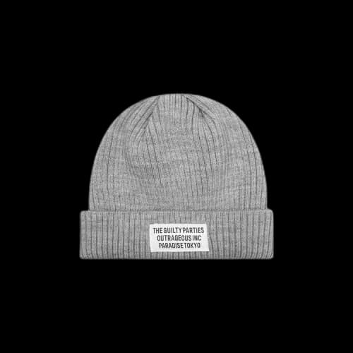 Wacko Maria Wool Knit Watch Cap Type-1 'Grey'