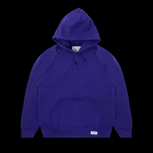 Wacko Maria Washed Heavyweight Pullover Hoodie 'Purple'