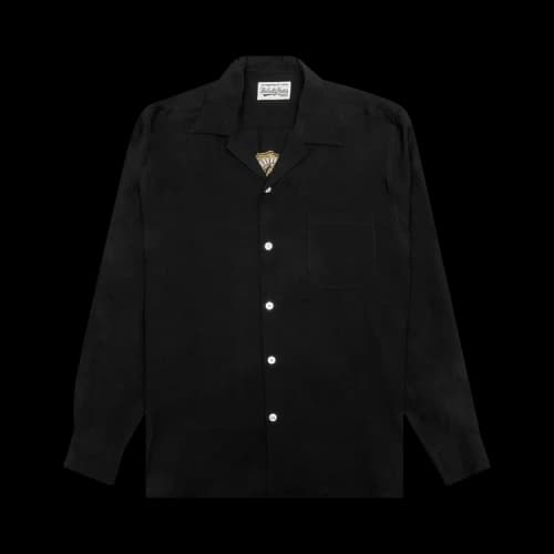 Wacko Maria Long-Sleeve 50's Shirt Type-2 'Black'