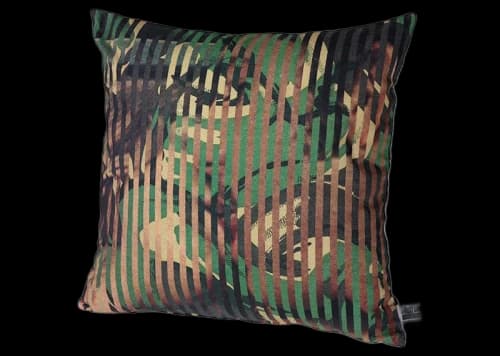 Medicom x SYNC Kosuke Kawamura Camouflage Square Cushion Green Camo