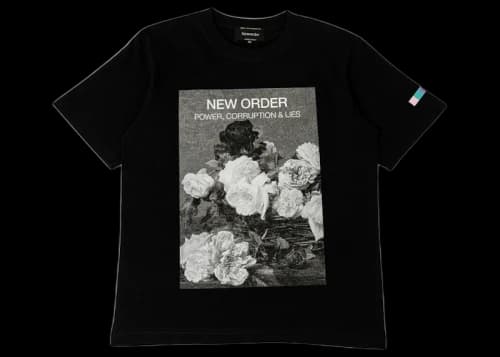 Medicom x Sync Neworder Power Corruption And Lies Tee Black