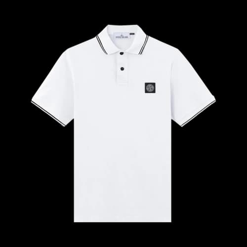 Stone Island Short-Sleeve Polo Shirt 'White'