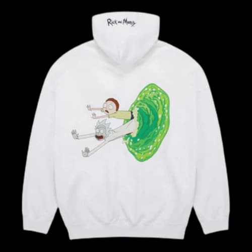 ASICS x Rick and Morty Crossover Cartoon Printing Retro Casual Couple Style White
