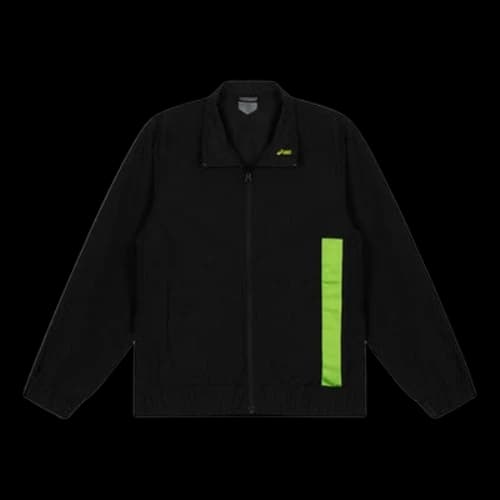ASICS Casual Lapel Track Jacket 'Black'