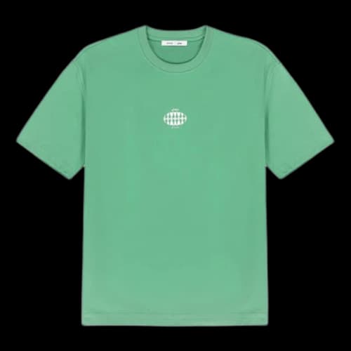 ASICS x 8ON8 Crossover Logo Sports Loose Round Neck Short Sleeve Couple Style Ocean Green
