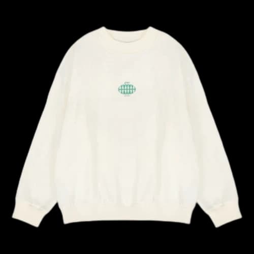 ASICS x 8ON8 Crossover Sports Loose Round Neck Pullover Couple Style White