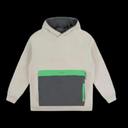 ASICS Colorblock Sherpa Hoodie 'Beige'
