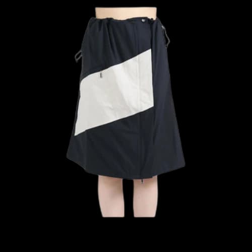 ASICS x Kiko Kostadinov Liatrisory Wrap Skirt 'Black Beige'