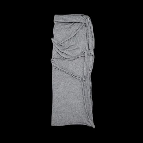 Ottolinger Drape Strap Knit Skirt 'Grey'