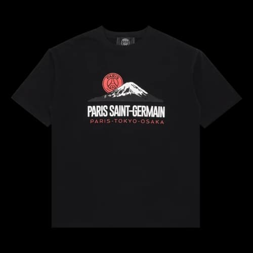 Paris Saint-Germain x EDIFICE Japan Mountain Tee 'Black'
