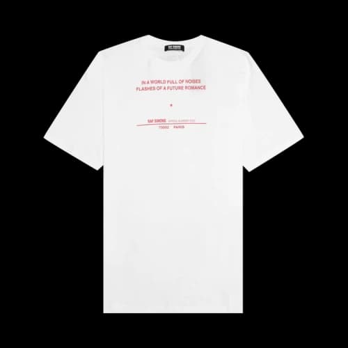 Raf Simons Tour T-Shirt 'White'