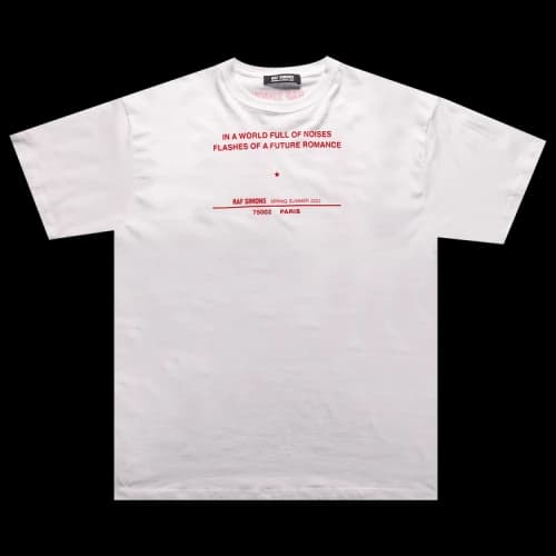 Raf Simons Tour T-Shirt 'Black'