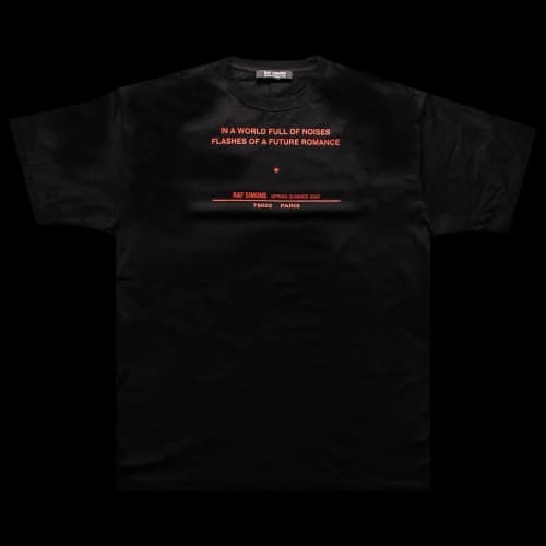Raf Simons Tour T-Shirt 'Black'