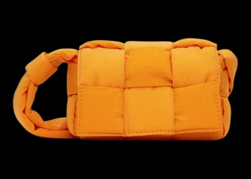 Bottega Veneta Padded Tech Cassette Tangerine
