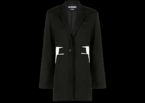 Jacquemus Bari Cut-Out Blazer Dress Black