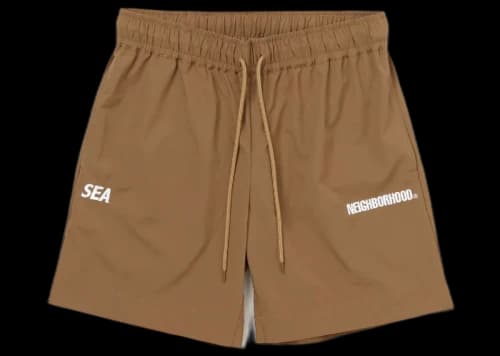 Neighborhood x Wind and Sea Shorts Brown
