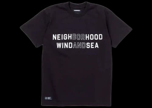Neighborhood x Wind and Sea #3 T-Shirt Black