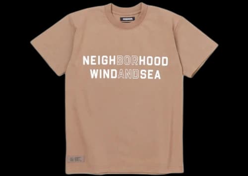 Neighborhood x Wind and Sea #3 T-Shirt Brown