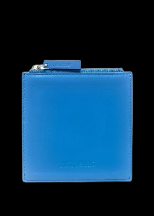 Jacquemus Le Carre Zip Up Purse Blue
