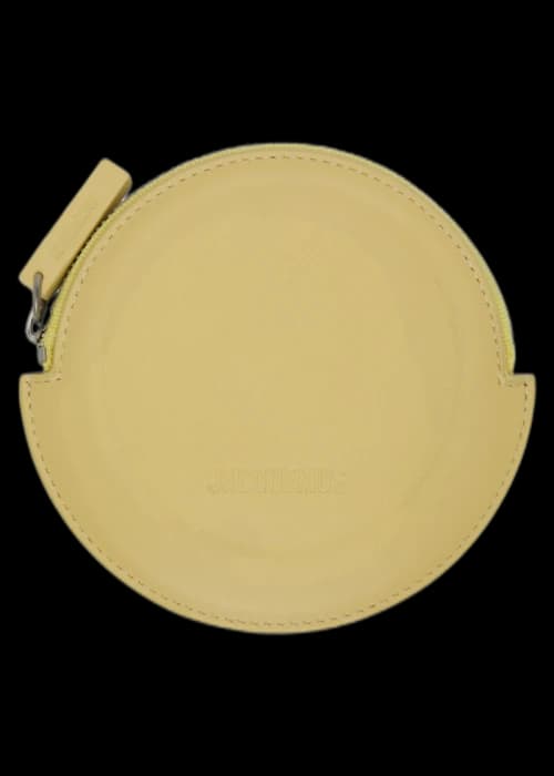 Jacquemus Le Rond Zip Up Purse Yellow
