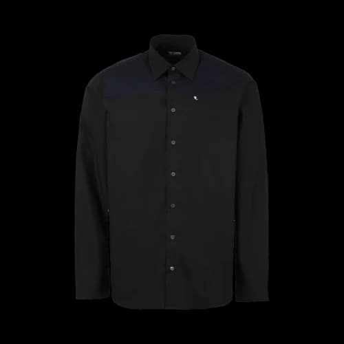 Raf Simons Bicolor Americano Shirt Print On Shoulder 'Black'