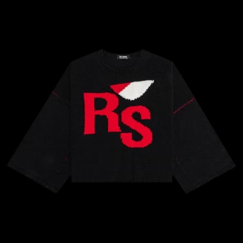 Raf Simons Cropped RS Knit 'Black'