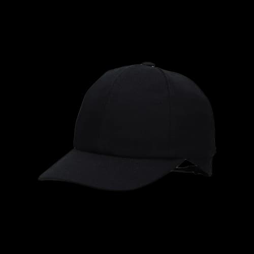 Courrèges Cotton Low Cap 'Black'