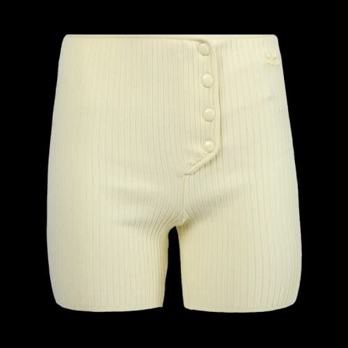 Courrèges Rib Knit Short 'Pastel Yellow'