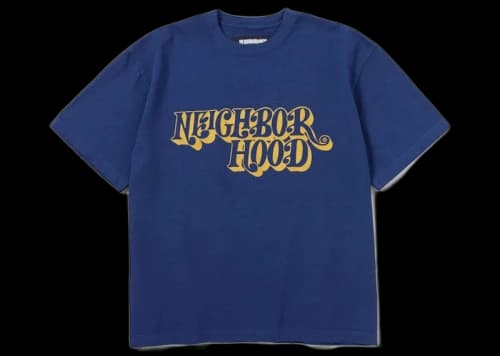 Neighborhood Sulfur Dye Crewneck Tee Navy