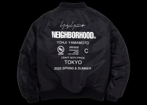Neighborhood x Yohji Yamamoto MA-1 Jacket Black