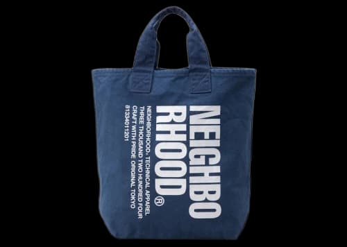 Neighborhood Garment Dye Tote Bag Blue