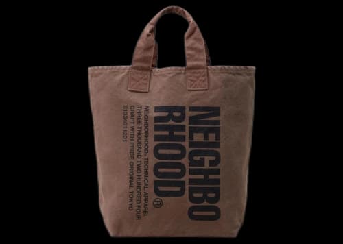 Neighborhood Garment Dye Tote Bag Brown