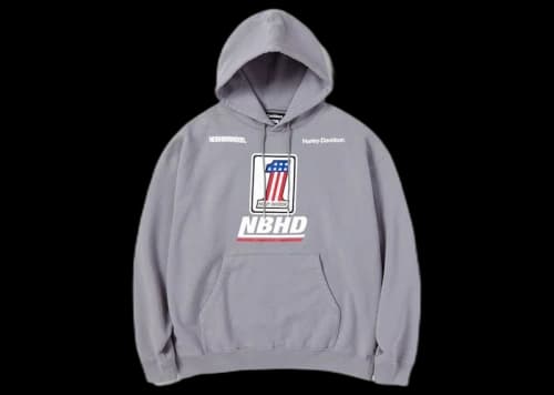 Neighborhood x Harley Davidson Pullover Hoodie Grey