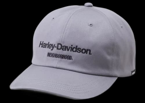 Neighborhood x Harley Davidson Dad Cap Grey