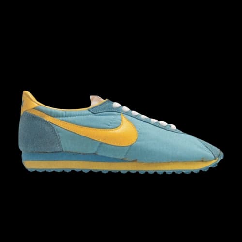 Nike Waffle Trainer 'Blue Yellow' (Women's)