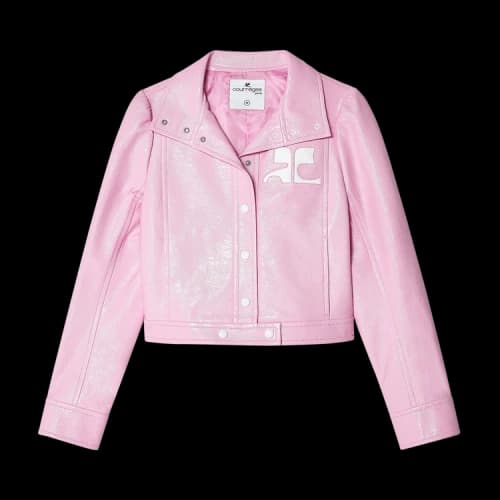 Courrèges Vinyl Reedition Jacket 'Rose'
