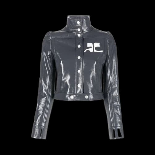 Courrèges Vinyl Reedition Jacket 'Steel Grey'